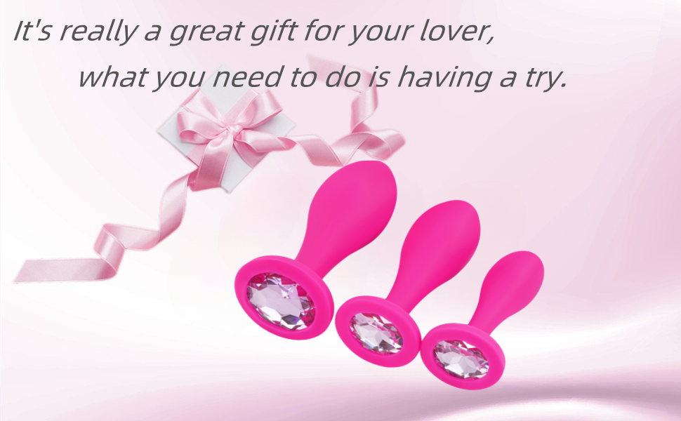 3pcs Butt Plug Silicone Anal Plugs in Pakistan