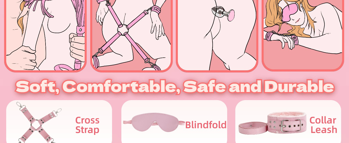 Pink BDSM Kit Sex Toys Bondage in Pakistan (1)