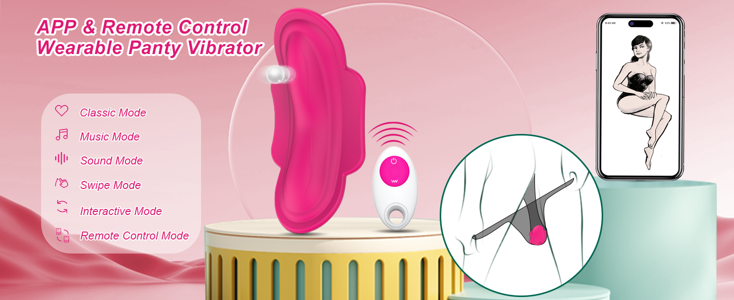 Wearable App Control Panty Vibrator in Pakistan